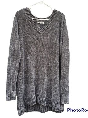 Orvis Gray Women Knitted Sweater Size X-Large